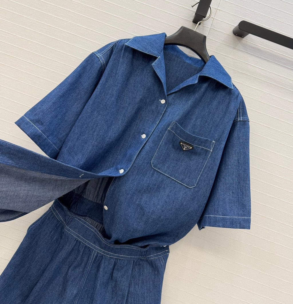 Prada Denim Jumpsuit- women's