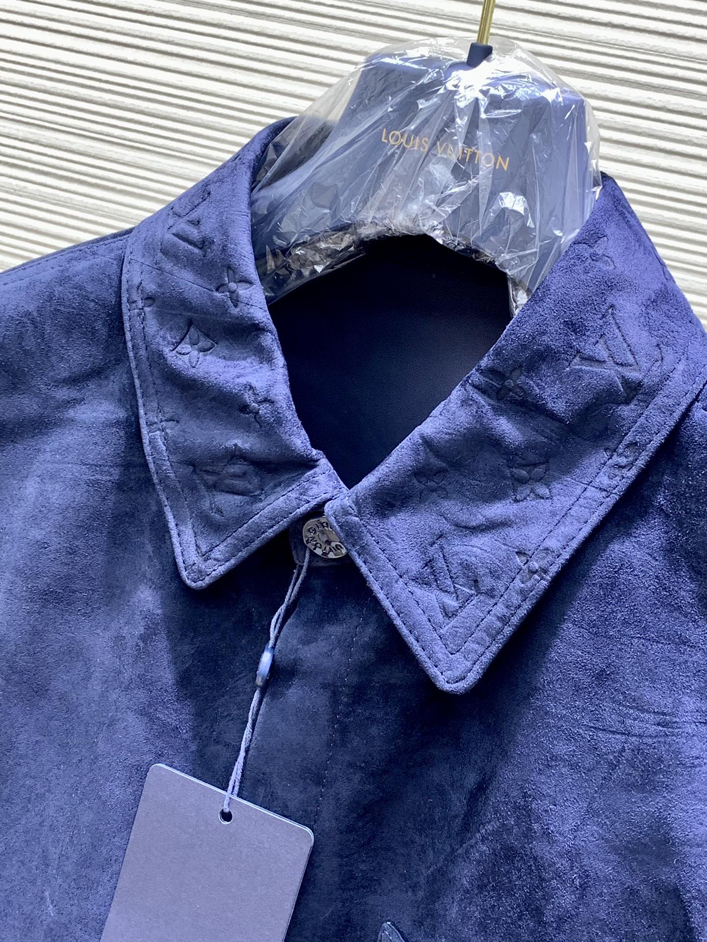 LV Suede Cowhide Shirt Jacket