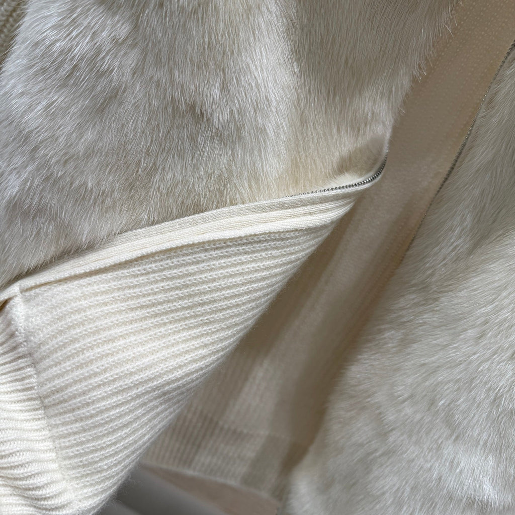 Loro Piana Mink-Trimmed Jacket