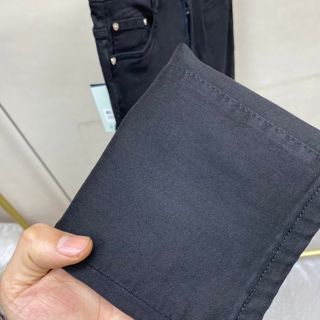 Prada Black Denim Fitted Jeans