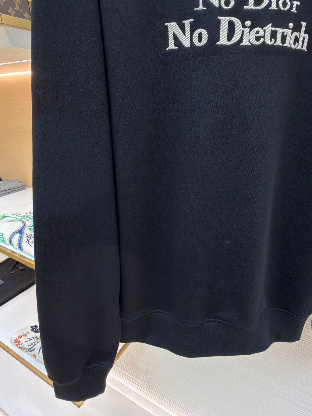 Dior Embroidered Crew Neck Sweatshirt