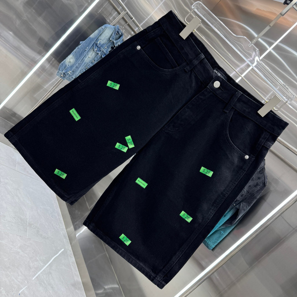 Balenciaga Denim Shorts