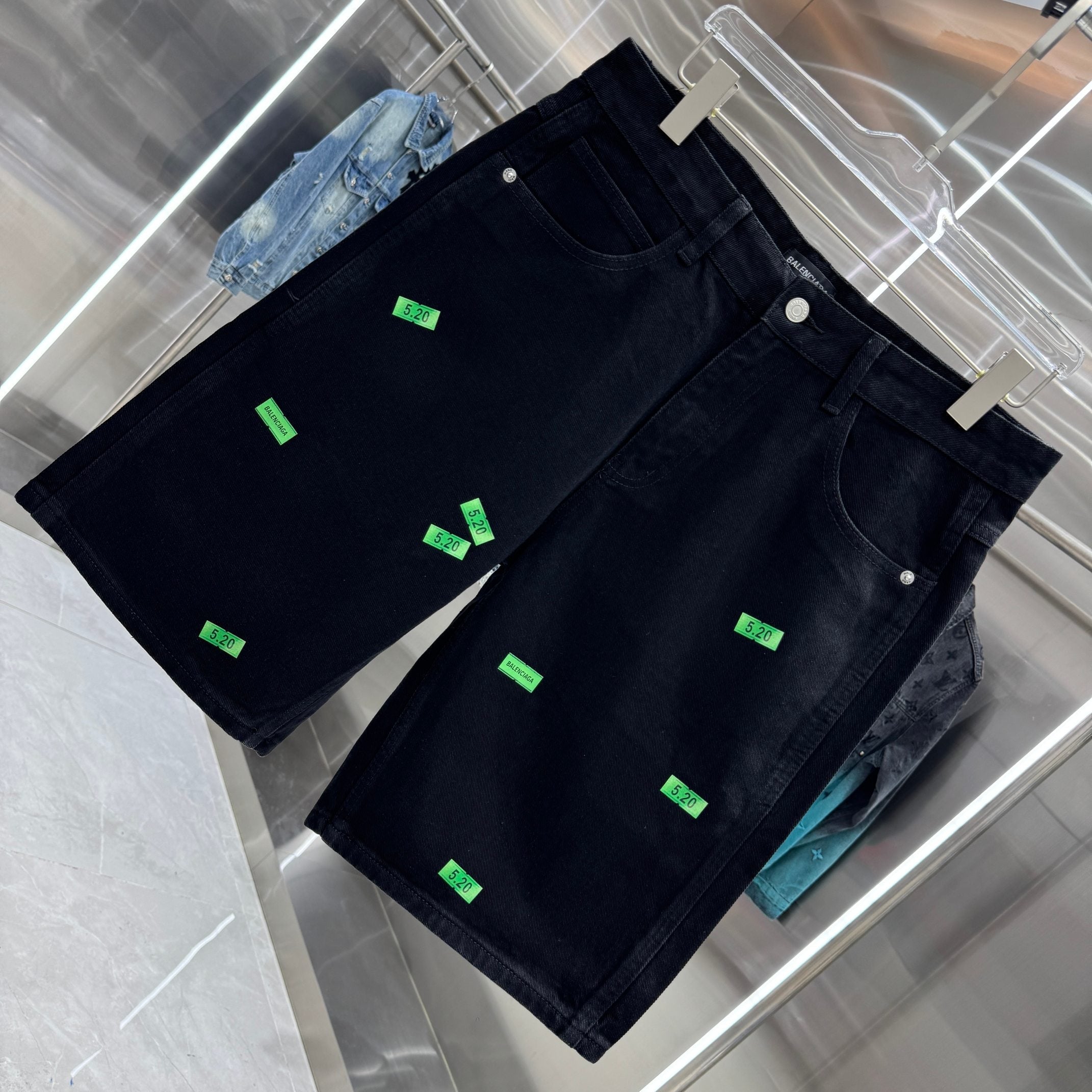 Balenciaga Denim Shorts