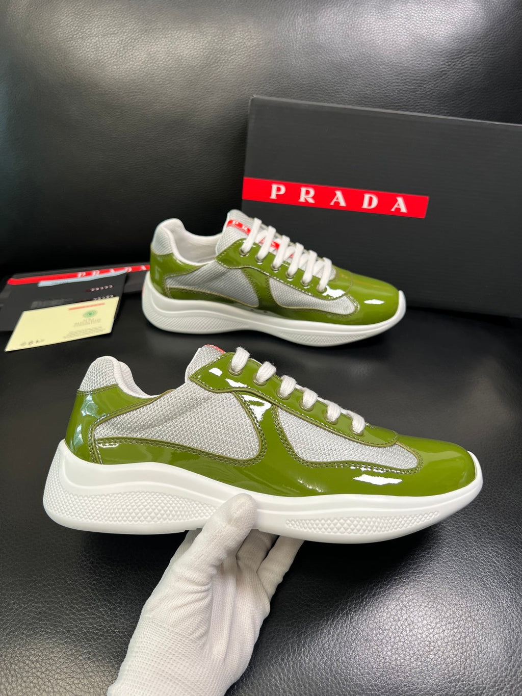 Prada Patent Leather American Cup