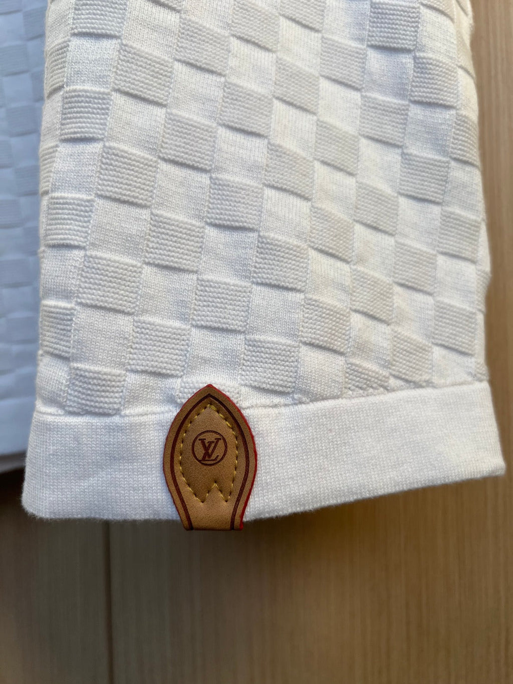 LV Jaquard Knit Short sleeve Polo Shirt