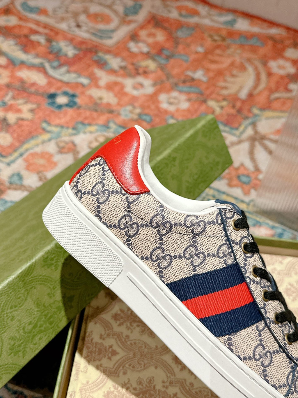 Men's GG Ace sneaker with Web