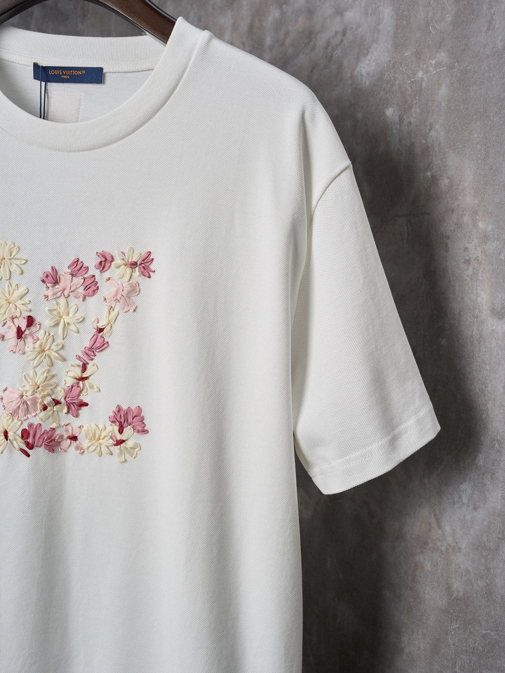 LV × Nigo Collab Cherry Bloss Embroidered T-Shirt