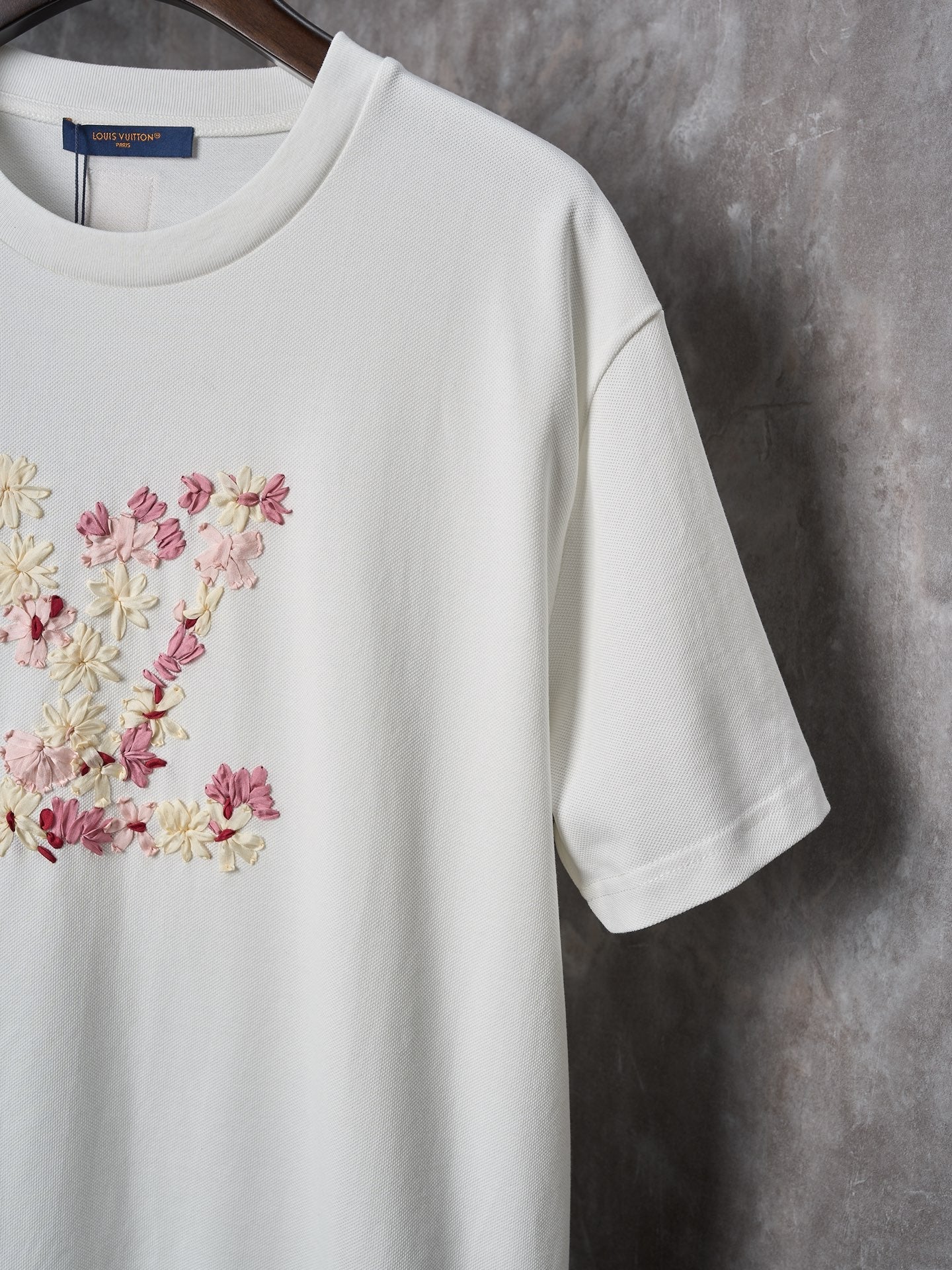 LV × Nigo Collab Cherry Bloss Embroidered T-Shirt