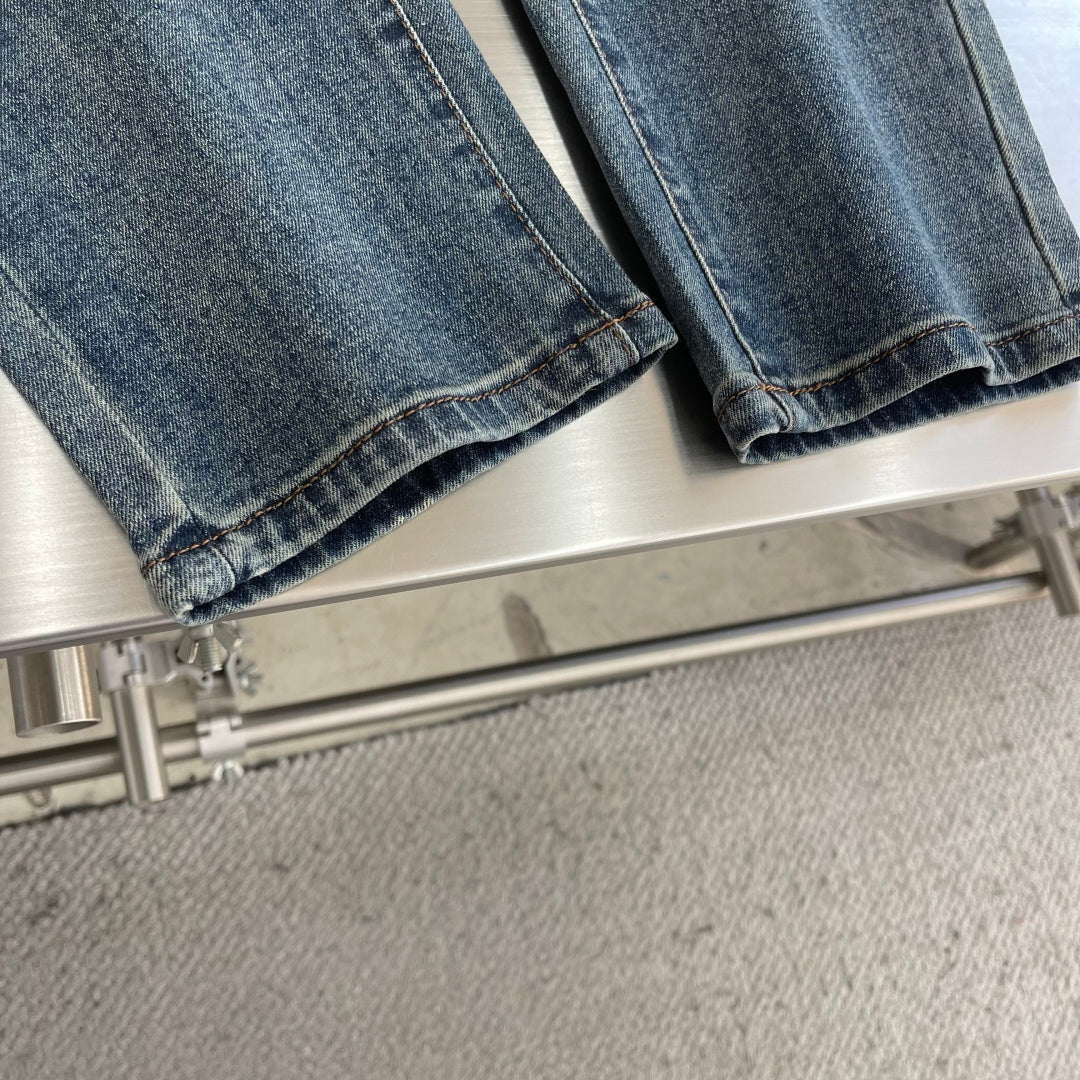 YSL Slim Straight Leg Denim Jeans