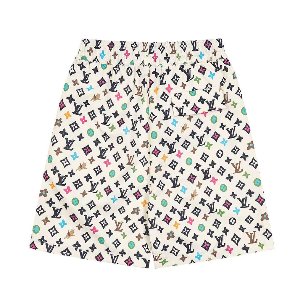 LV Mulberry Silk Shorts
