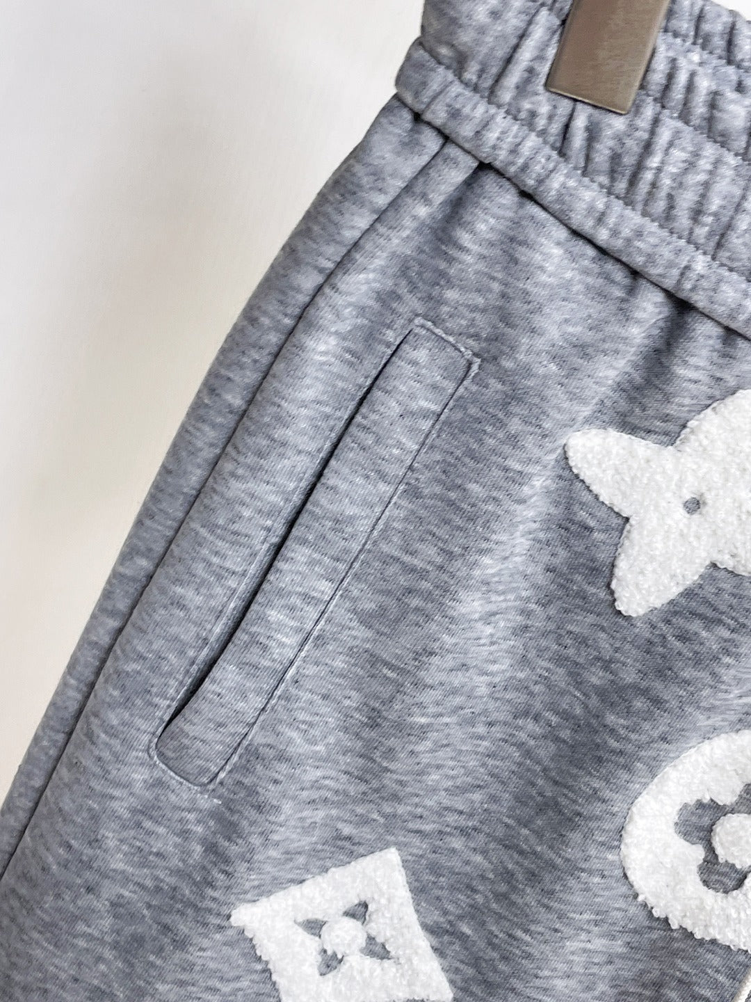 LV Terry Cloth Embroidered  Cloud shorts