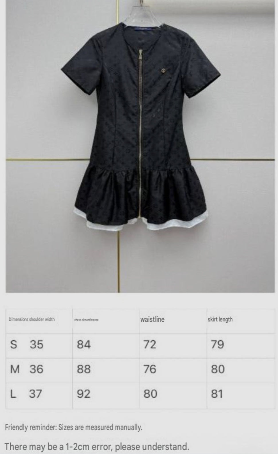 LV Short Sleeve Dress women's