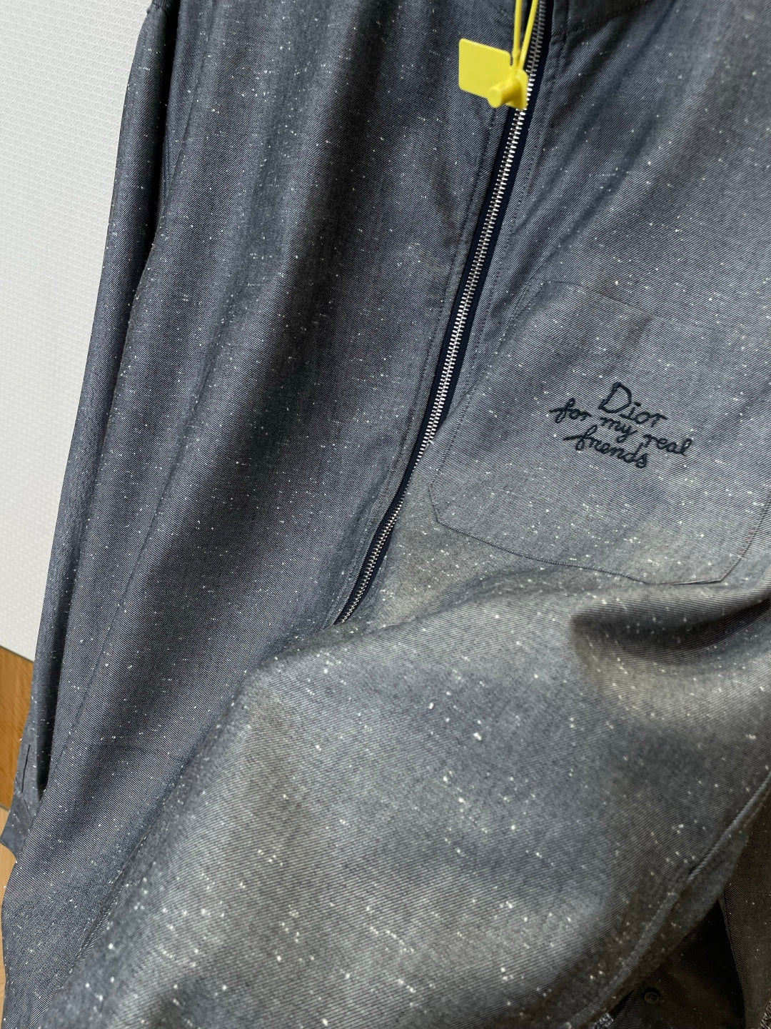Dior Pocket Embroidered Stand Collar Jacket