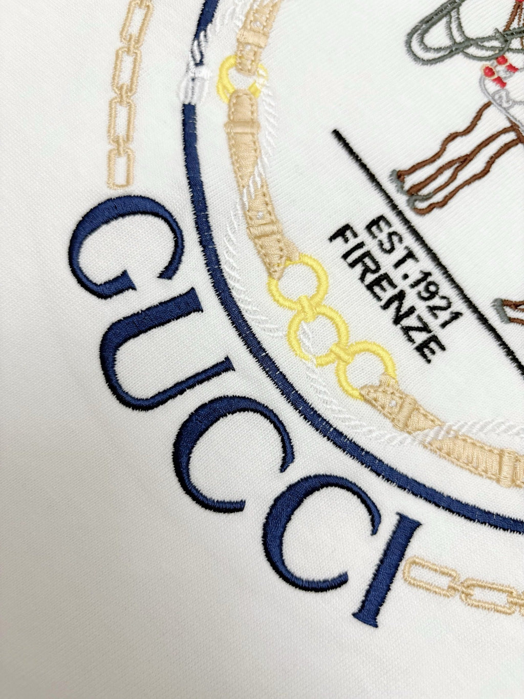 Gucci embroidered Cotton T-Shirt