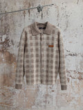 LV Tweed Jacquard Button-down Sweater