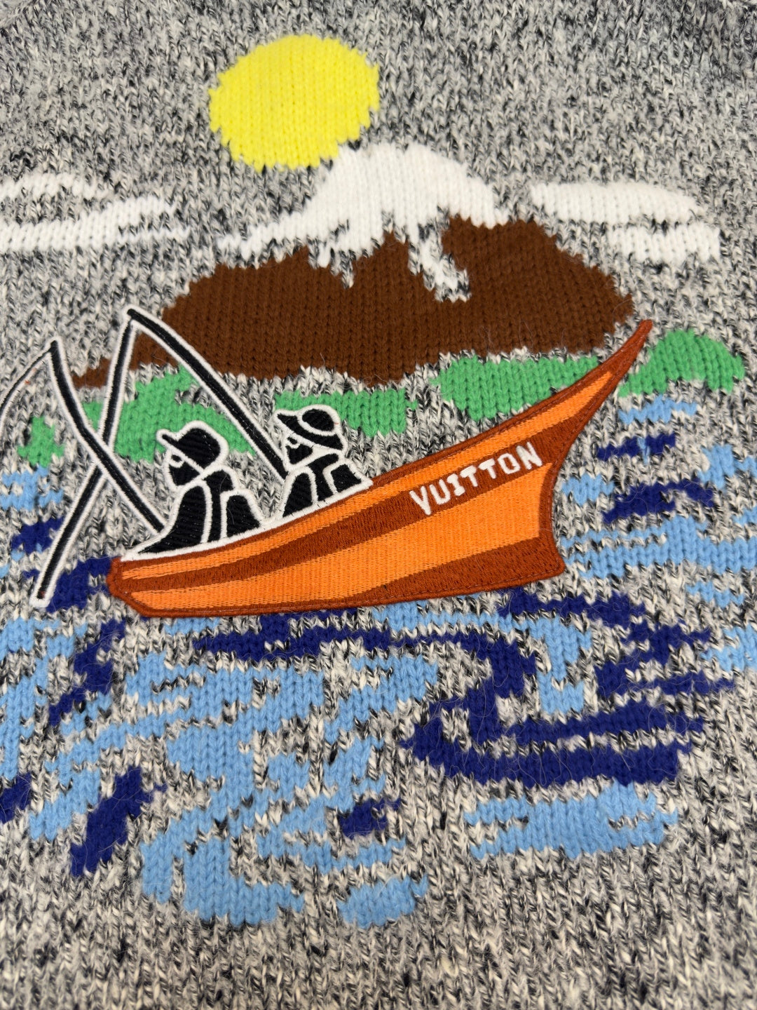 LV Pharrell Williams & Nigo Collab Knit Sweater