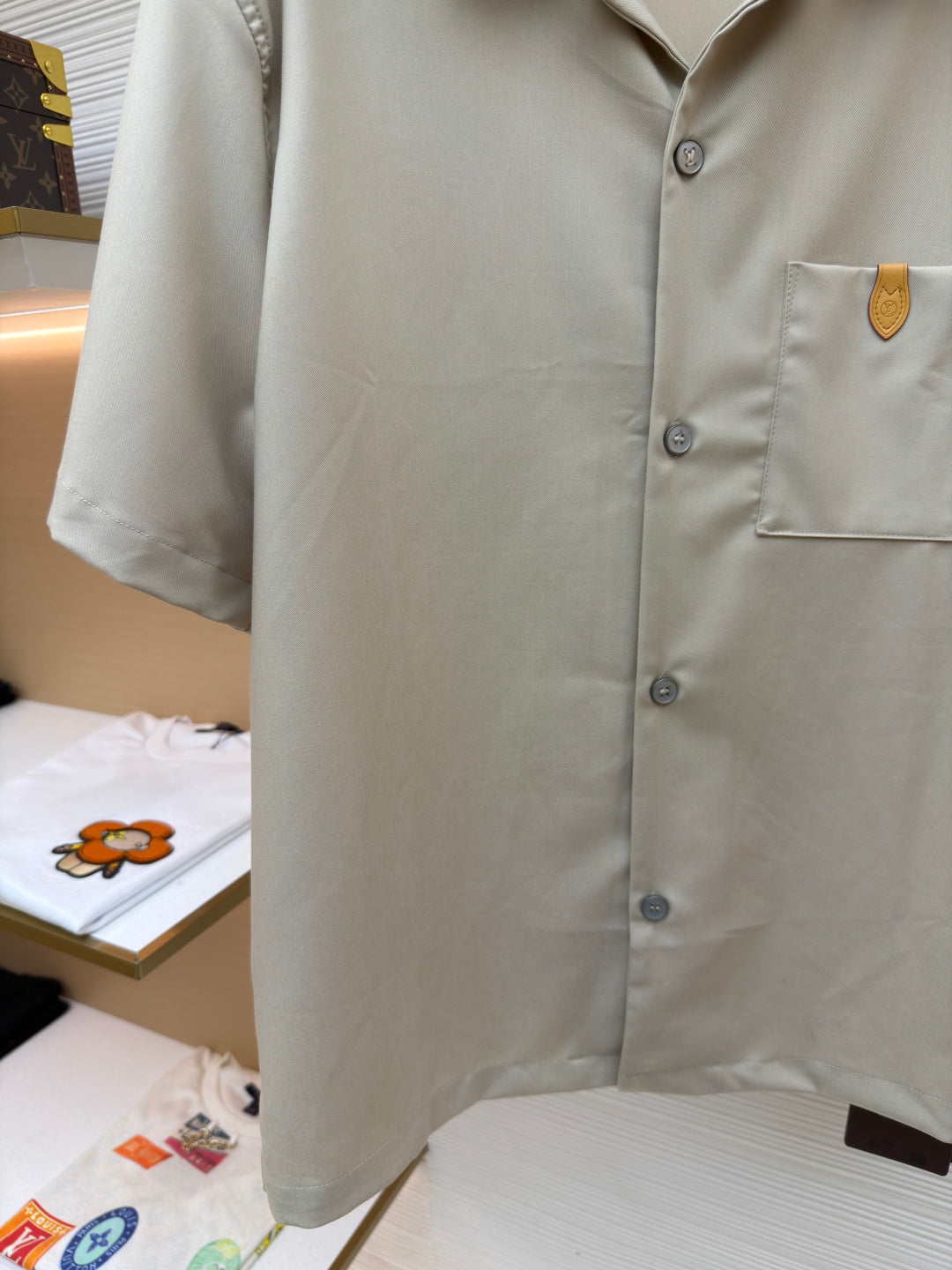 LV Silk blend Fleece Shirt