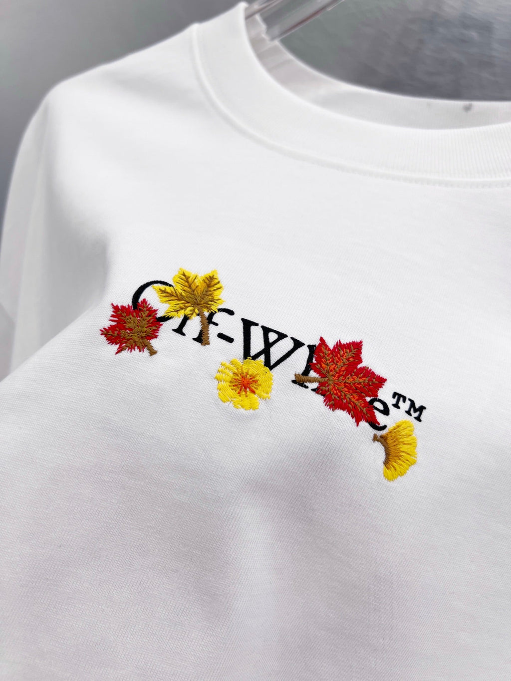 OFF White Embroidery T-Shirt