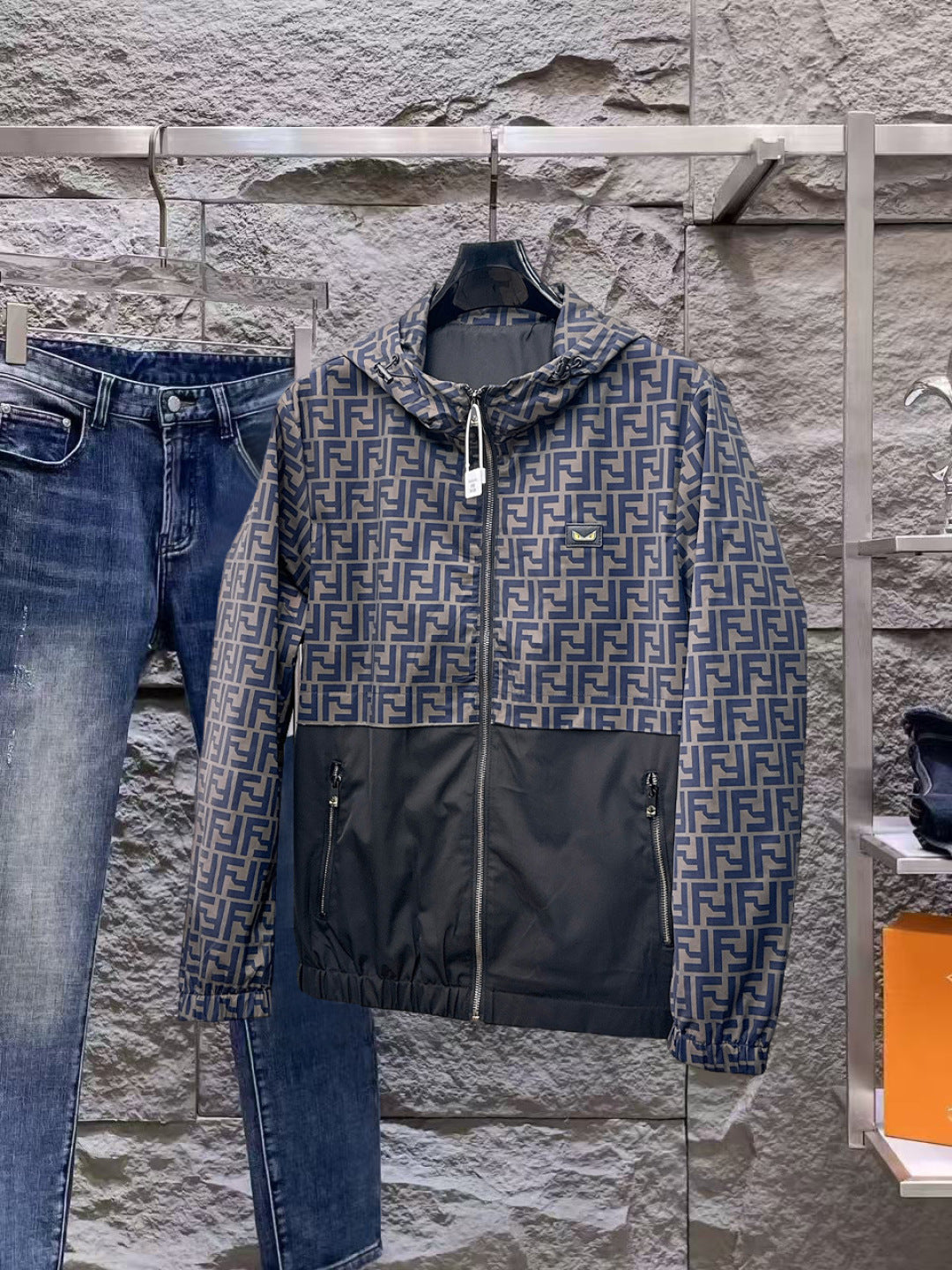 Fendi Nylon Windbreaker Jacket