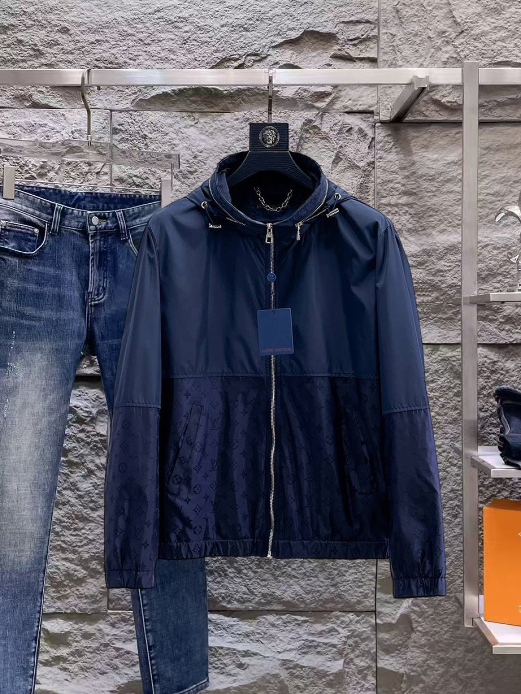 LV Navy Blue Jacket