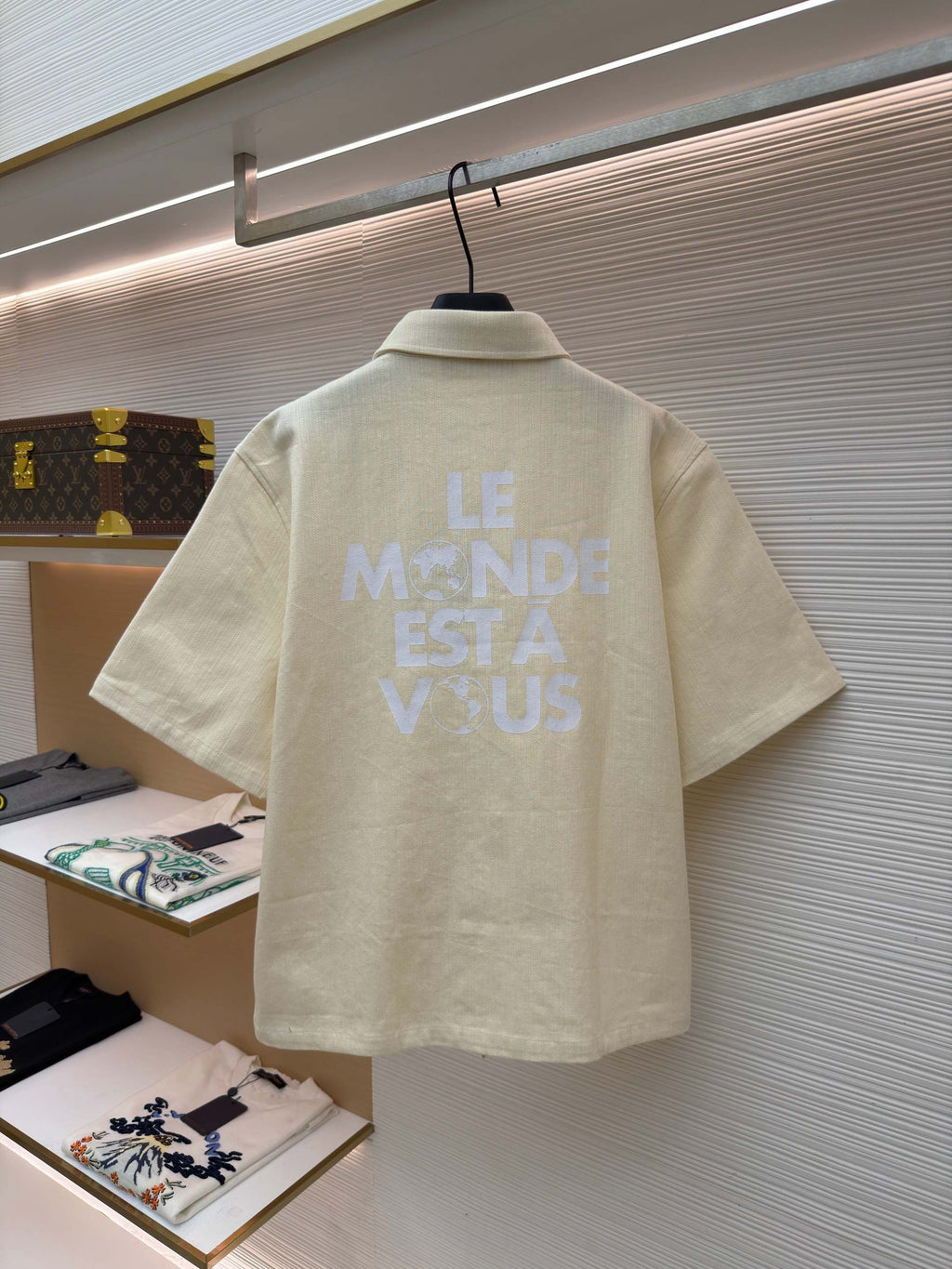 LV Silk brend Short Sleeve Shirt