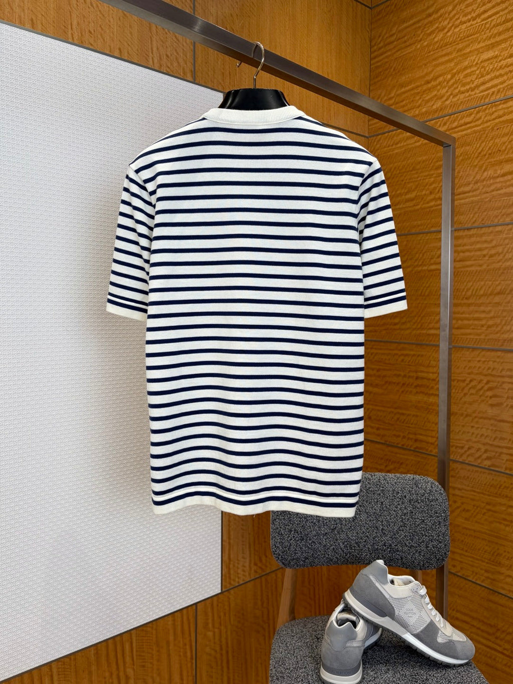 Prada Embroidered Striped Shirt