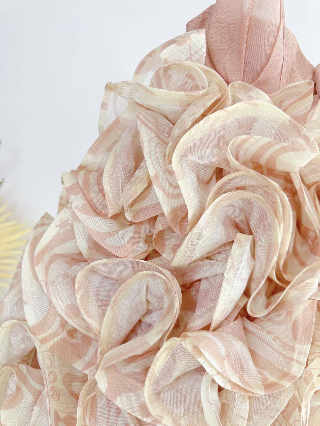 Ruffled Layered Skirt Mini Dress