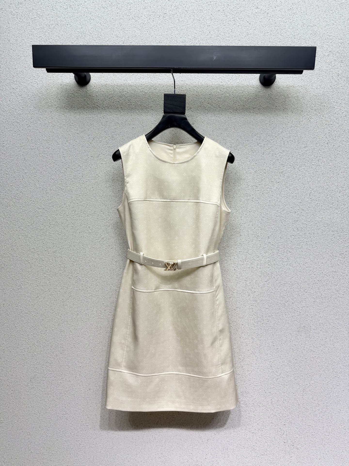 LV Monogram Sleeveless Dress W/Belt