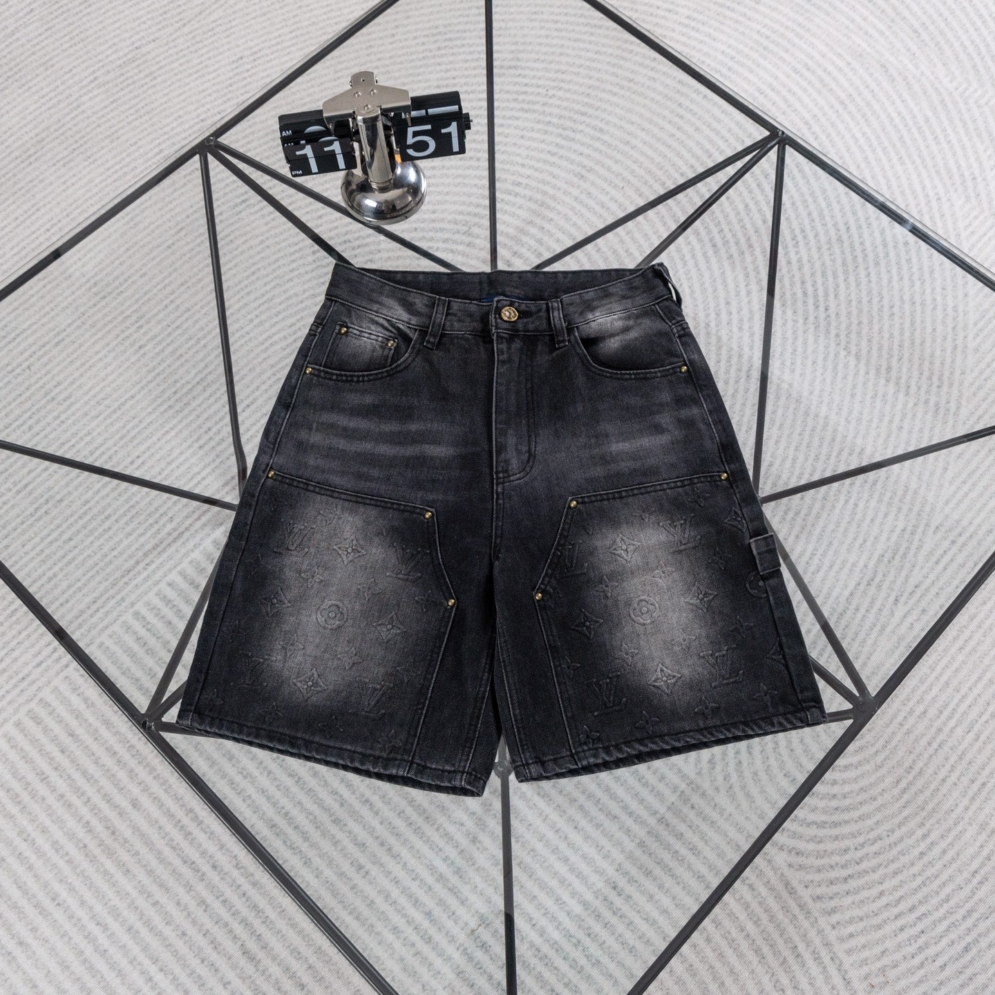 LV Denim Shorts