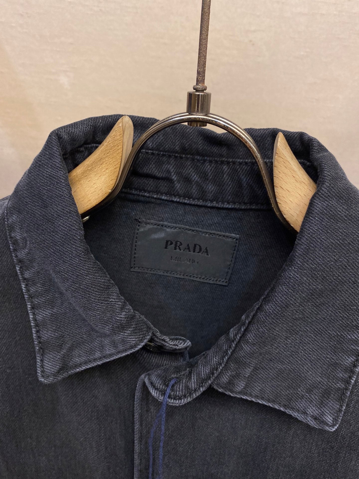 Prada Denim Shirt Sleeve Shirt