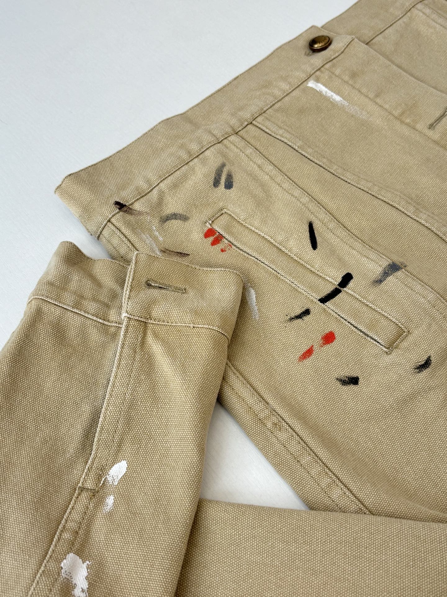 LV Distressed Workwear Denim Jacket