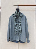 Dior Ruffled Court Denim Shirt