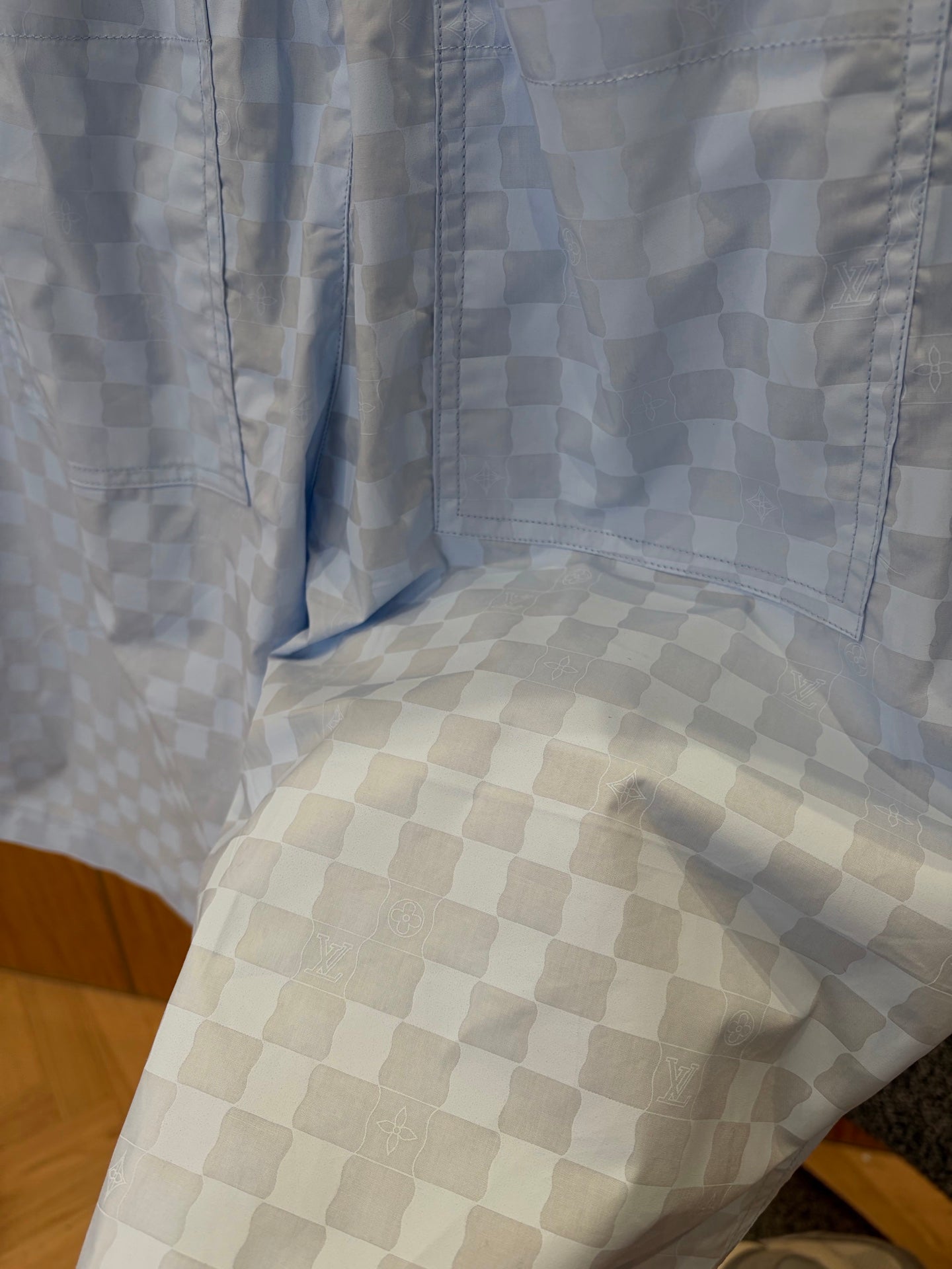 LV Casual Short-Sleeve Shirt & Short Set