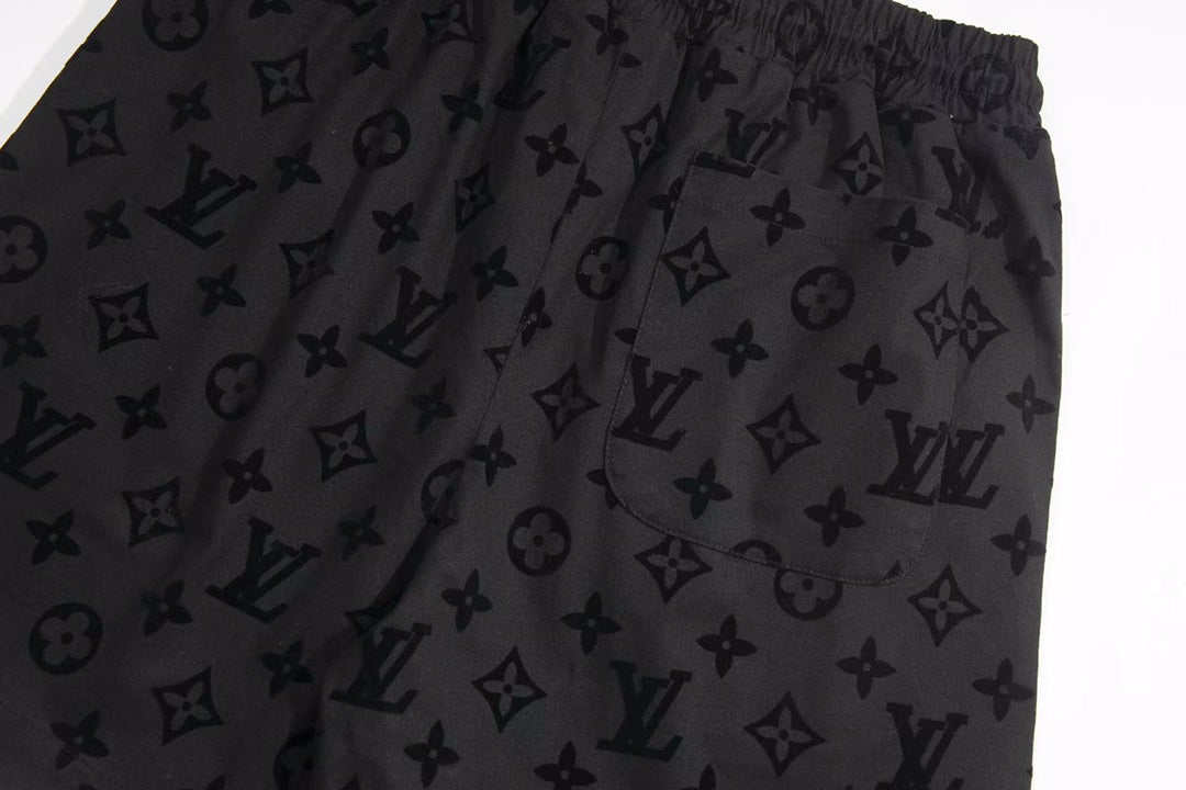 LV Flocked Shorts