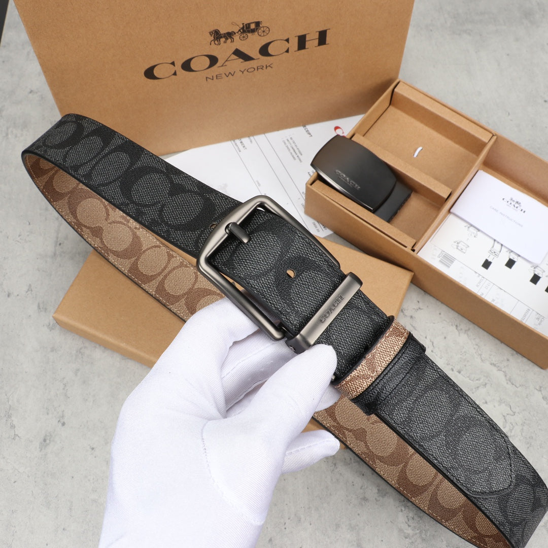 Coach reversible belt
