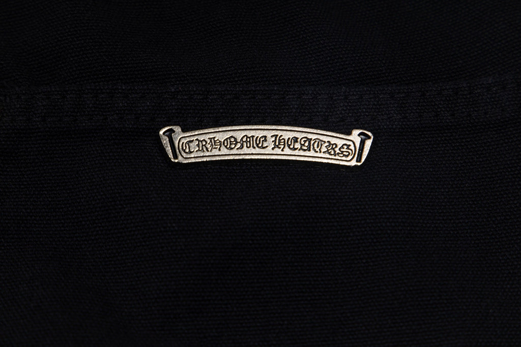 CH Logging Patchwork Leather Washed Jeans