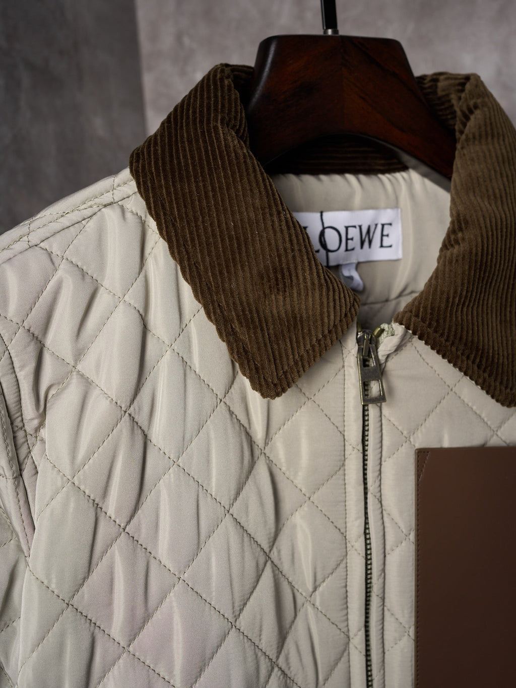 Loewe Diamond Quilted Short Jacket/Coat