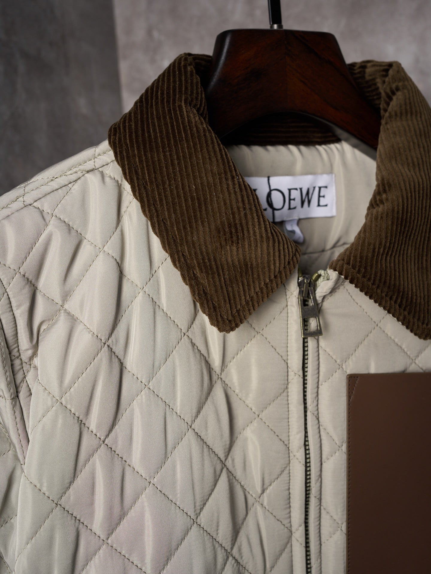 Loewe Diamond Quilted Short Jacket/Coat