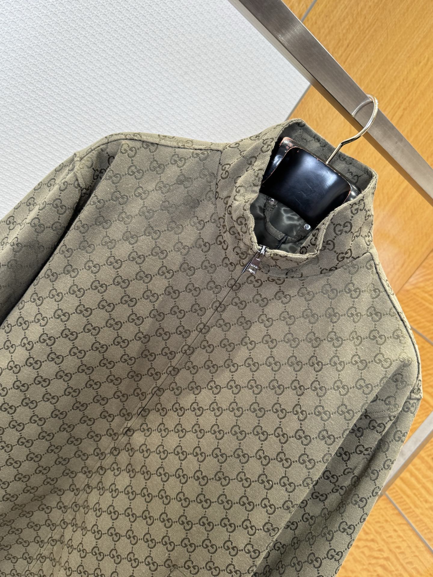 Gucci All-over Print Zip-Up Jacket