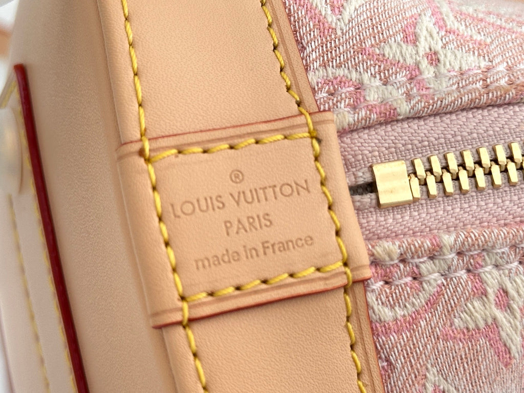 LV Jacquard Shell Handbag