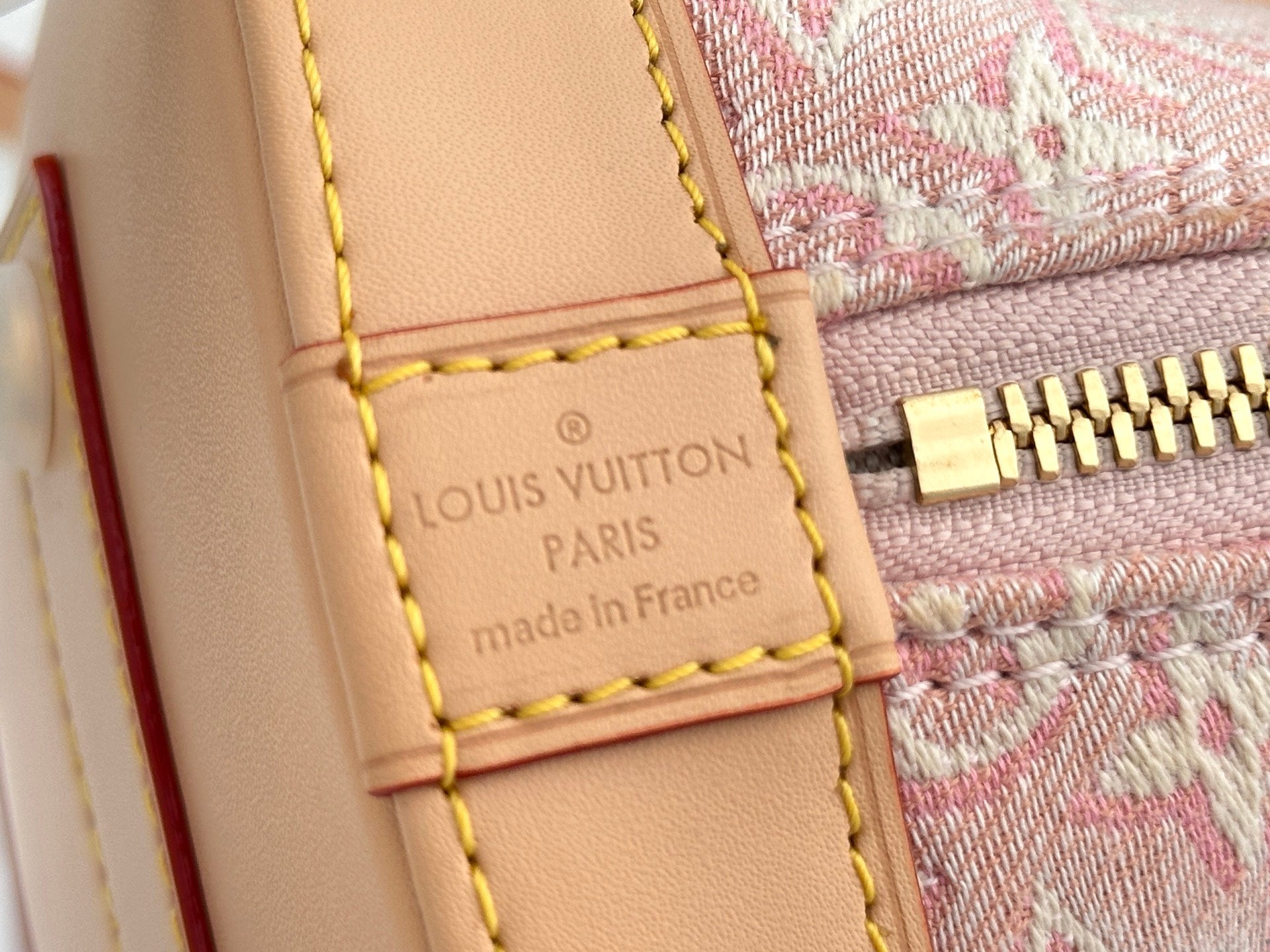 LV Jacquard Shell Handbag