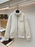 LV Knit Zip-Up Sweater