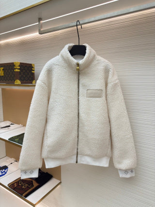 LV Knit Zip-Up Sweater