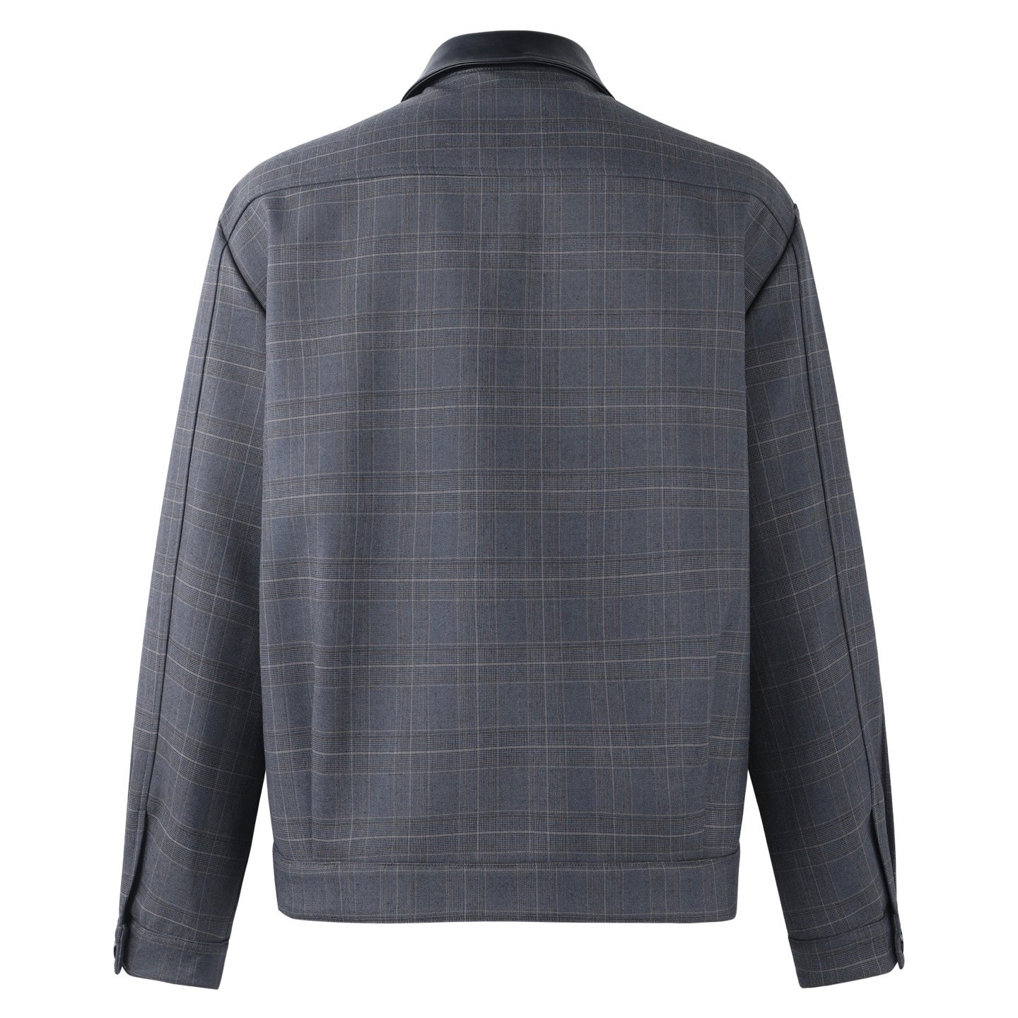 MiuMiu Leather Collar Jacket Unisex