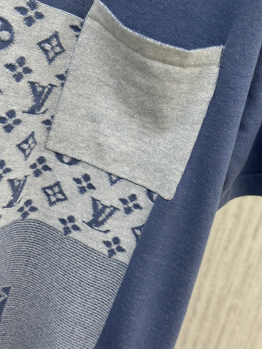 LV Patchwork Monogram Knit shirt