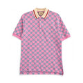 Pink Gucci embroidered Polo shirt