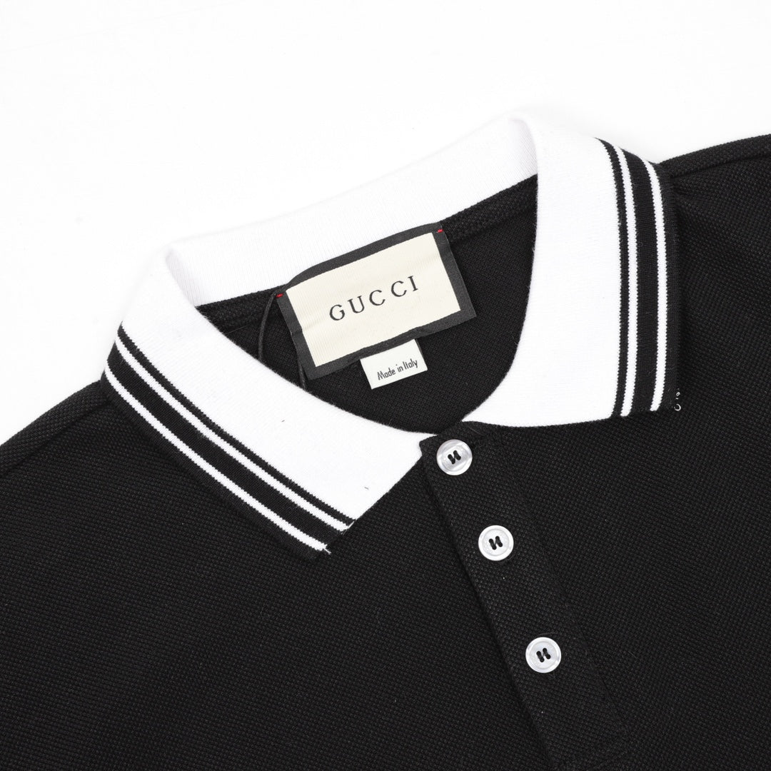 Gucci embroidered Polo short sleeve shirt