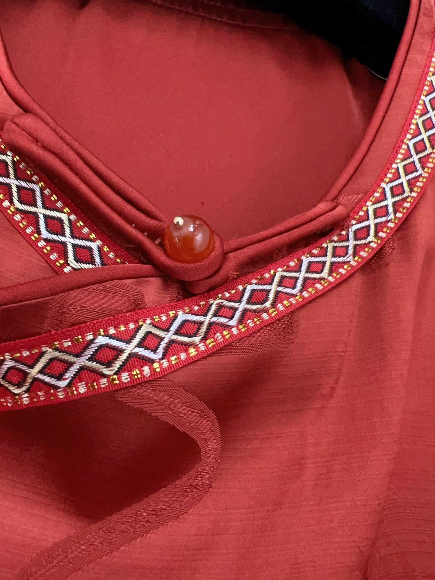 Women's Dior Chinese Style Embosse Shirt