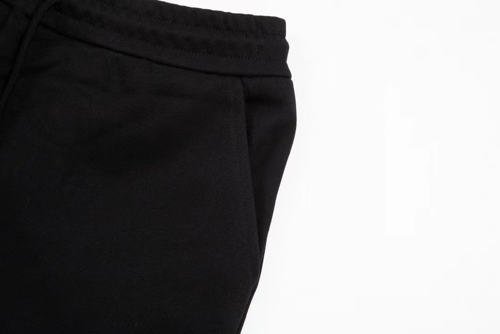 Balenciaga minimalist logo embroidered shorts