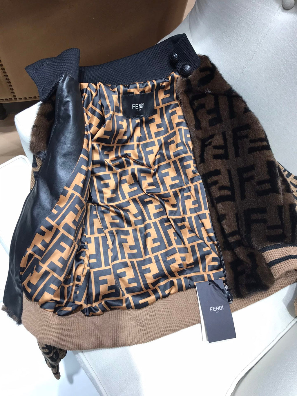 Fendi Mink Coat Jacket